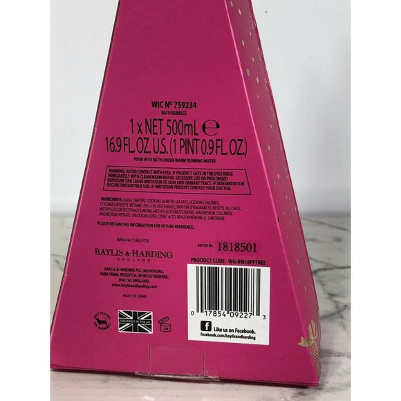 Baylis Harding England Bath Bubbles Prosecco Fizz - Picture 8 of 11